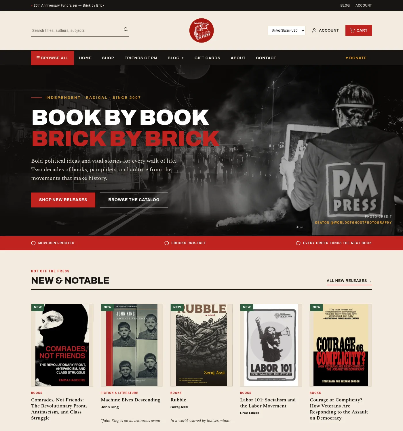A storefront home page built on UnifyCart, with an announcement bar, search, navigation, a full width hero and a row of new releases